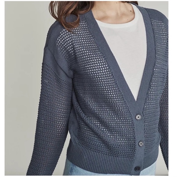 ELIZABETH AND JAMES Crochet Cardigan - Picture 1 of 10